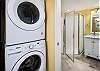 Washer and dryer in the condo for your laundry needs!