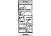 The floor plan of Gulf Dunes 604.