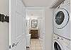 Washer and dryer in the condo for your laundry needs
