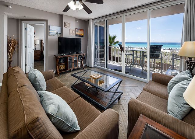Enjoy this amazing view of the beach right from your condo! 