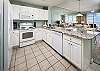 Fully equipped kitchen with all major appliances, dishes and cookware.