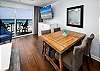 Enjoy your favorite meals at this table for 4.