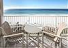 Comfortable patio furniture for you to overlook the sunset or watch the dolphins swimming!