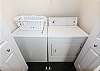Full size washer and dryer in unit!