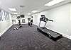 Indoor fitness room. 