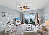Gorgeous living and dining area with phenomenal views!