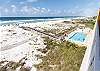 One of the Gulf Dunes pool areas can be seen from the balcony