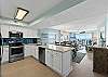 Large kitchen with lots of counter space, cabinets and all major appliances. Cookware and utensils all included.