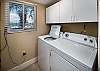 Full size washer and dryer in the condo for your convenience.