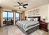 King size bed, great views and lots of space! Also a private entry to the beach front balcony.