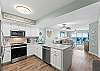 Fully equipped kitchen with great counter tops, lots of space, storage and all major appliances!