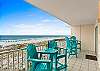 Plenty of seating on this private balcony with a view that cannot be beat.
