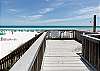 The board walk takes you right to the beach.  