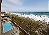 Views of the pool and Gulf of Mexico!