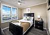 Features a queen size bed, soft bedding