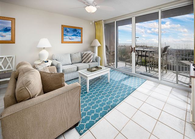 Enjoy your time in this beautiful beach front condo!