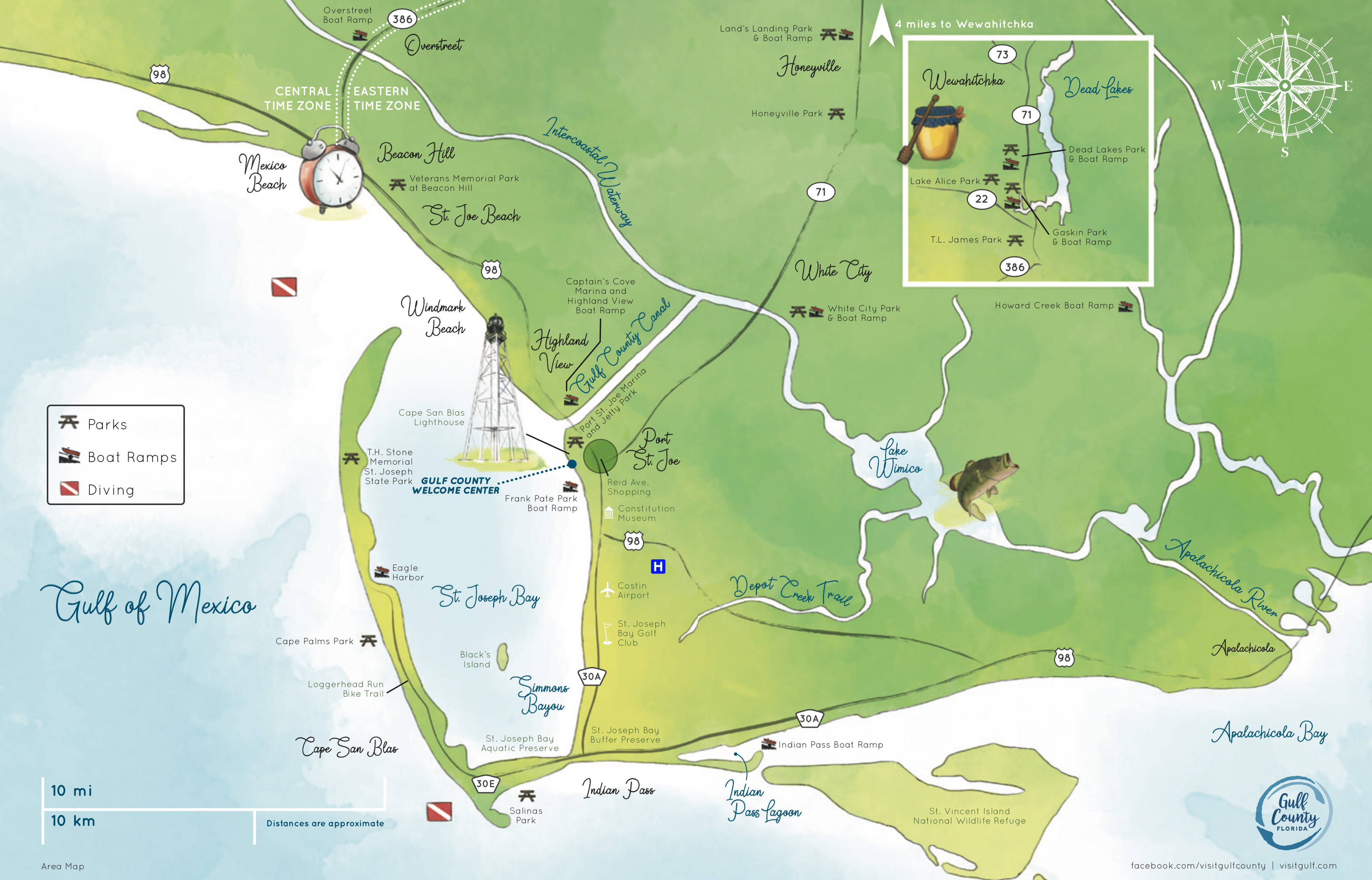 Cape San Blas Time Zone Map The Gathering Place | Rental In Cape San Blas | Baytowne Vacation Rentals