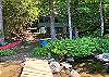 View of Salmon Lake Retreat from lake.