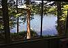 View of Salmon Lake from porch.