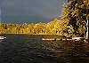 Dock and view of Great Pond.