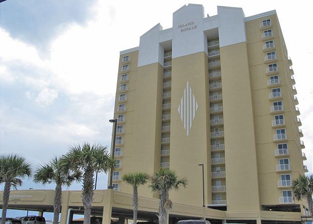 Island Royale front view from street.