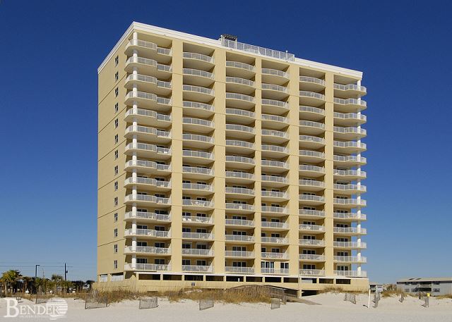 View of Island Royale Complex from the Beach.