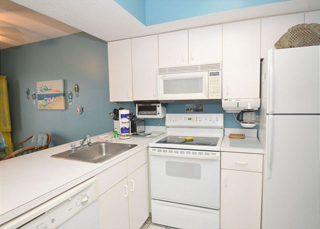 Additional view of kitchen area.