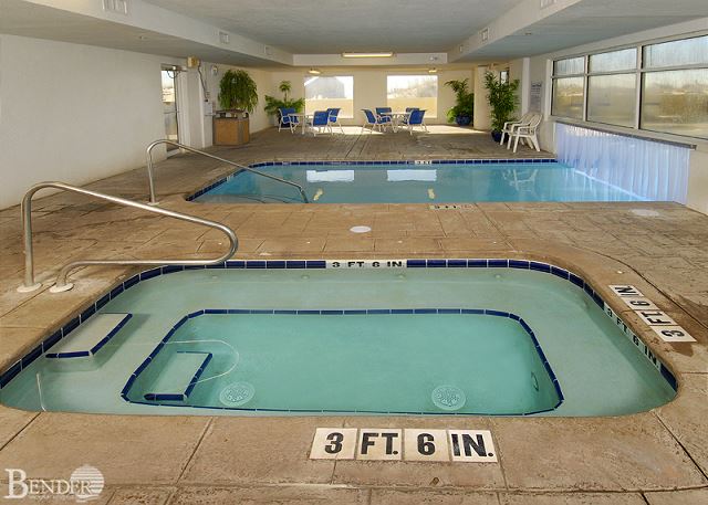 Indoor Hot Tub Area.