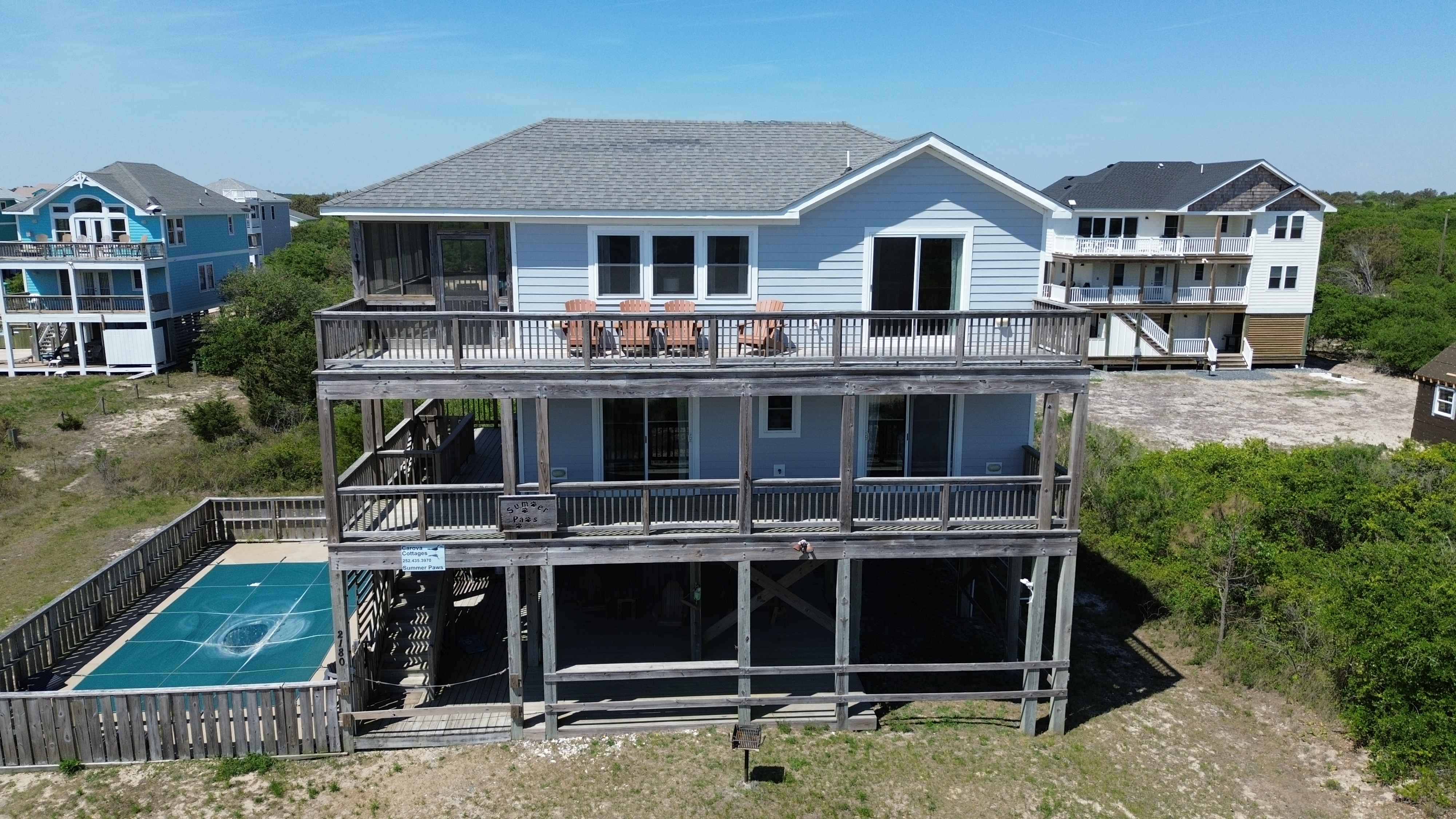 Summer Paws vacation rental, Carova Beach 4x4 Northern Outer Banks NC