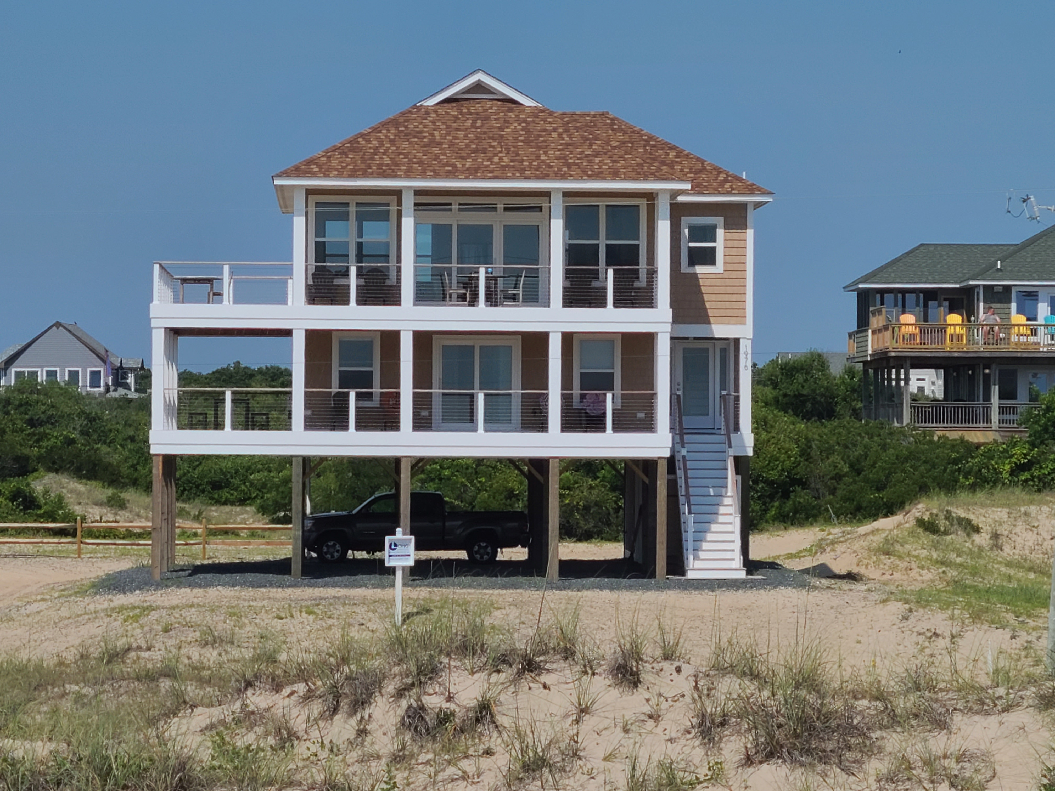 Harper House vacation rental, Carova Beach 4x4 Northern Outer Banks NC