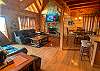 Upscale furnishings are yours to enjoy at this lovely cabin just minutes from downtown West Jefferson. 
