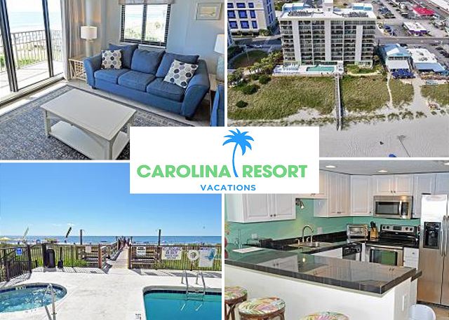 Oceanfront Springs Towers 406 Oceanfront 3BR Condo