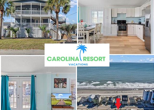 3007NOB Ocean View 7BR Home in Cherry Grove - Sleeps 16