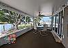 Screened In Porch with Outdoor Dining