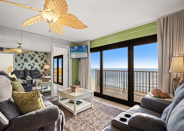 Unit 601 – Spacious Beachfront 3BR/3BA Wraparound Balcony & VIP Beach Service