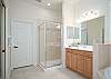 Master Bathroom features dual vanities, soaking tub and separate shower. 