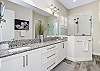 Master Ensuite features double sinks and walk-in shower.