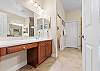 Master Ensuite with soaking tub and separate shower.