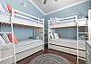 3rd Bedroom features 2 Bunk Beds (Twin Mattresses) 