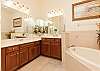 Master Bath w/soaking tub.
