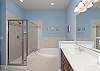 Master Bath With Step-in Shower & Soaking Tub