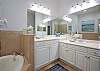 Dual Vanities in the Master Bathroom