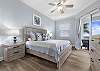 King Master Suite with Sliding Glass door out to the Balcony!