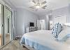 King Master Suite with Sliding Glass door out to the Balcony!