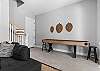 Ground Level Living Room with Shuffleboard