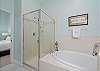 Ensuite with soaking tub & separate shower.