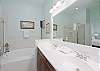 Ensuite with soaking tub & separate shower.