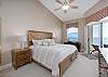 King Master Suite with sweeping views of the ocean. 