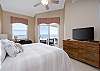 King Master Suite with balcony access. 