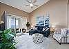 Watch your favorite movies or the mesmerizing waves from the living room.
